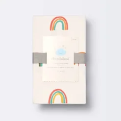 Polyester Rayon Fitted Crib Sheet - Rainbows - Cloud Island™ -My baby GUEST 01639ce1 f0e4 4d3d 83a7 762360ca1ba2