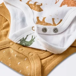 Baby 4pk Safari Animals Long Sleeve Bodysuit - Cloud Island™ -My baby GUEST 02bd04a6 5ee9 4a2a 9201 7b6c6cadbef4