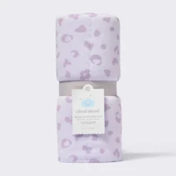 Rayon From Bamboo Jersey Quilted Blanket - Leopard - Purple - Cloud Island™ -My baby GUEST 076f3cb8 19aa 41ca b3fe 8efb72606c4e