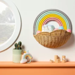Hanging Wall Storage Rainbow Basket - Cloud Island™