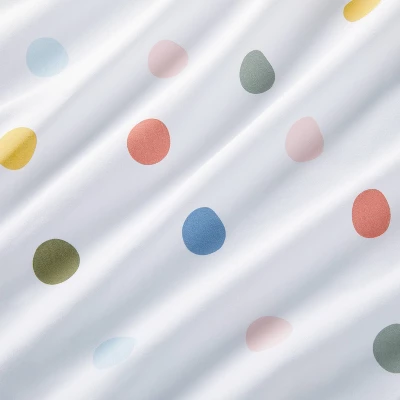 Cotton Fitted Crib Sheet - Multidot - Cloud Island™ 4 Cotton Fitted Crib Sheet - Multidot - Cloud Island™ - Image 2