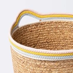 Natural Woven Round Storage Bin With Coiled Rope Handle - Cloud Island™ L 6 Natural Woven Round Storage Bin With Coiled Rope Handle - Cloud Island™ L -My baby GUEST 0bf362dc c586 4e8b ad8a db20156f1691