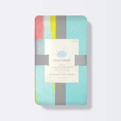 Fitted Jersey Crib Sheet 2pk - Cloud Island™ Brushstrokes And Solid Aqua -My baby GUEST 0ce29829 3f75 4b96 aebe 43e7277fd3e6