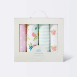 Flannel Baby Blankets Floral Fields 4pk - Cloud Island™ -My baby GUEST 0f2bab01 cfad 4a1e a56a ee6222a619bf
