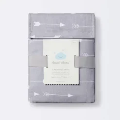 Fitted Crib Sheet Arrows - Cloud Island™ Gray -My baby GUEST 15084078 4675 4519 8e5b f685fbc8f38b