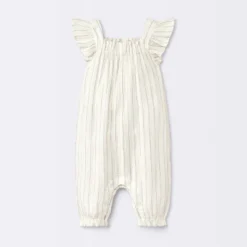 Baby Girls' Striped Gauze Long Legged Romper - Cloud Island™ Cream 9 Baby Girls' Striped Gauze Long Legged Romper - Cloud Island™ Cream -My baby GUEST 151e4b2f 1410 47a9 9ab8 33e1752119f2