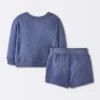 Baby Boys' 2pc Fox Applique Sweatshirt & Shorts Set - Cloud Island™ Navy Blue -My baby GUEST 170eb90a c67c 4729 8256 6bc0c5c2ceea