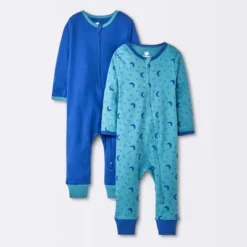 Baby Boys' 2pk Safari Animals Zip Romper - Cloud Island™ -My baby GUEST 2d0e9083 cdac 47e1 a2bf 0c51c9affe5b