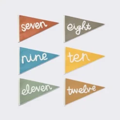 Milestone Felt Pennants - Multi Color - Cloud Island™ -My baby GUEST 2d655339 351b 4fa7 a813 a9115447fe87