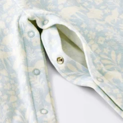 Baby Girls' Long Leg Floral Romper - Cloud Island™ Blue -My baby GUEST 33df93ab 46b6 496c bf03 c86134feedfd