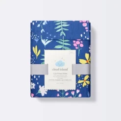 Fitted Crib Sheet Wildflower Dark - Cloud Island™ Navy Floral 10 Fitted Crib Sheet Wildflower Dark - Cloud Island™ Navy Floral -My baby GUEST 36d15f14 6b47 4ce5 9c0d 1e2e04d9d2a3