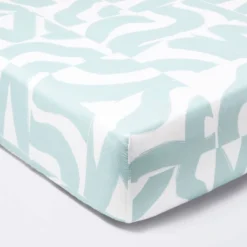 Fitted Crib Sheet Tile Print - White/Seafoam - Cloud Island™ -My baby GUEST 372faedb d7ea 47b0 b77c 3a53384b58fd