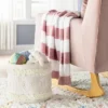 Chenille Stripe Baby Blanket - Dark Pink And White Stripe - Cloud Island™ -My baby GUEST 389f22af 525d 41cb acbb fbb7b8020ca2