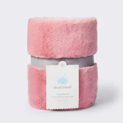Solid Satin Edge Plush Blanket - Mauve - Cloud Island™ -My baby GUEST 38a4eb9d 08a2 490a bf23 44818ea6d0b2