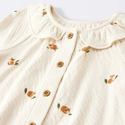 Baby Boys' 2pc Cozy Fox Top & Bottom Set - Cloud Island™ 5 Baby Boys' 2pc Cozy Fox Top & Bottom Set - Cloud Island™ - Image 3