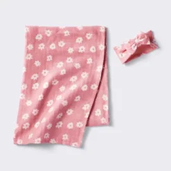 Hospital Muslin Swaddle And Headwrap Gift Set - Pink - Cloud Island™ 9 Hospital Muslin Swaddle And Headwrap Gift Set - Pink - Cloud Island™ -My baby GUEST 3a7c08cf 7833 49b6 867e 39f673d8cb98