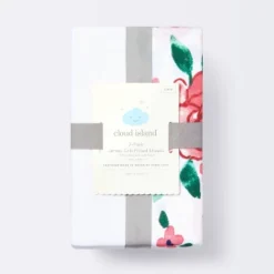 Fitted Jersey Crib Sheet - Pink Floral - 2pk - Cloud Island™ -My baby GUEST 3d457d13 e381 4ecc 8626 46338eaef4ab