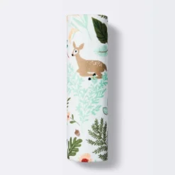 Muslin Swaddle Blanket Fauna - Pink/Green/Tan - Cloud Island™ -My baby GUEST 428ad0c3 17b0 4c89 afb7 beef3292085e