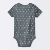 Baby 4pk Short Sleeve Moons Bodysuit - Cloud Island™ Gray -My baby GUEST 434bdd61 baa0 42c1 863a 44d506d96f44
