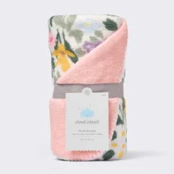 Plush Baby Blanket - Painterly Floral - Cloud Island™ -My baby GUEST 45906c22 7e9d 448c 92ca 2f2fdf07b8f2