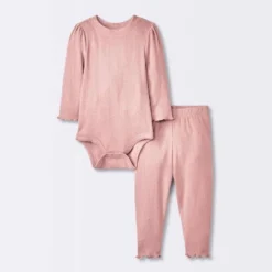 Baby Girls' 2pc Pointelle Set - Cloud Island™ Pink -My baby GUEST 4a93ff7b c4f8 4814 a414 b07a53088ac0
