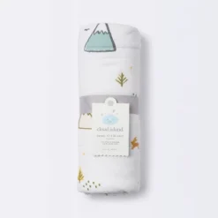 Jersey Knit Reversible Baby Blanket Adventures - Cloud Island™ White/Gray/Pink -My baby GUEST 4fad5fcb 442b 4b41 8ddf c3018caa1f57