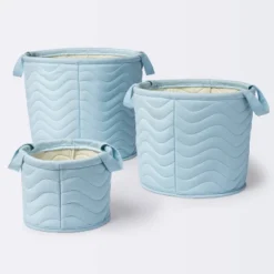 Quilted Fabric Medium Round Storage Basket - Blue - Cloud Island™ 7 Quilted Fabric Medium Round Storage Basket - Blue - Cloud Island™ -My baby GUEST 50059e14 ed0f 4ece b7c4 6131355149f5