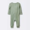 Baby 2pk Basic Wide Rib Romper - Cloud Island™ Green -My baby GUEST 55092144 1f36 493b abef b058cb8aaccc