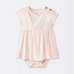 Baby Girls' Floral Modal Jersey Romper - Cloud Island™ Pink -My baby GUEST 56ed0391 af2c 46e2 8202 0deb892ae327