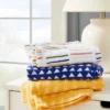 Muslin Swaddle Blankets Primary - Cloud Island™ Navy/Yellow 3pk -My baby GUEST 5909c7e0 fbad 47ab b86b c36ea6ae2e82