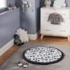 Round Activity Playmat Scallop - Cloud Island™ Black/White -My baby GUEST 5b95c9d1 ab0a 4ef5 9d36 22ed0555425e