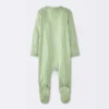 Baby 2pk Cozy Wide Ribbed Mushrooms Sleep N' Play - Cloud Island™ Green -My baby GUEST 6401b851 3bbf 40f4 97cd 8525df891ca2