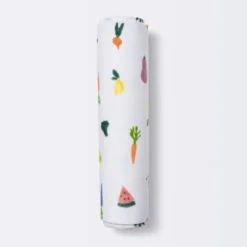 Muslin Swaddle Blanket - Cloud Island™ Fruits And Veggies -My baby GUEST 69c12066 d440 41b2 8518 30b82a03ed52