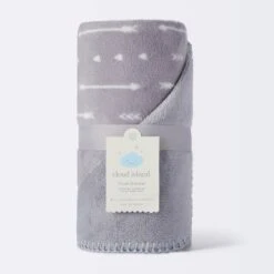 Plush Baby Blanket - Gray Arrows - Cloud Island™ -My baby GUEST 6a4f9aea 8785 4fe2 87f0 7477c2a902f9