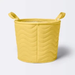 Quilted Fabric Medium Round Storage Basket - Cloud Island™ -My baby GUEST 6b21ecf0 8a73 45d8 80fc 87eb65b6d66f
