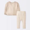 Baby Boys' 2pc Mama's Mini Embroidered Sweatshirt Set - Cloud Island™ Tan -My baby GUEST 6d734fa6 4e36 4122 b157 135cfb36ba74