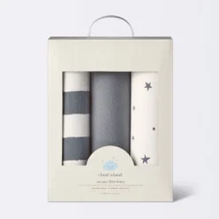 Jersey Swaddle Baby Blanket - Gray - 3pk - Cloud Island™ -My baby GUEST 6e4d7b67 9af5 4ebd 802c 54aa3137ddf4