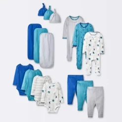Baby Boys' 16pk Layette Gifting Bundle - Cloud Island™ Blue -My baby GUEST 73b903eb 5896 453a aeb8 ee04930c2ca7