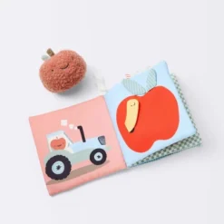 Apple Soft Book For Babies - 2pk - Cloud Island™ -My baby GUEST 75964fe5 9bf9 4ded 9b6b 0e526110c737