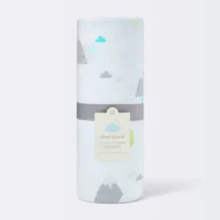 Jersey Knit Reversible Blanket Adventure Awaits - Cloud Island™ - Light Blue -My baby GUEST 76c5b544 230a 4873 9d74 da1ed81aa575