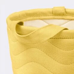 Quilted Fabric Small Round Storage Basket - Yellow - Cloud Island™ -My baby GUEST 7e6ef872 8ce0 4fd1 9170 af7917a94b90