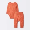 Baby 2pc Neutral Mushroom Wide Ribbed Top & Bottom Set - Cloud Island™ Rust 2 Baby 2pc Neutral Mushroom Wide Ribbed Top & Bottom Set - Cloud Island™ Rust -My baby GUEST 88f8386a 9cb1 41df a547 265b20f5d77a