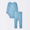 Baby Boys' 2pc Soft Blend Top & Bottom Set - Cloud Island™ Blue -My baby GUEST 8a766c03 c870 484c 8660 dcb76771f3dc