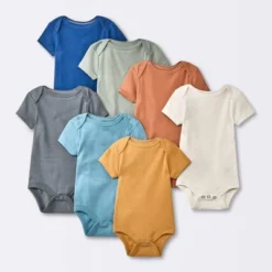 Baby 7pk Short Sleeve Bodysuit - Cloud Island™ Orange 9 Baby 7pk Short Sleeve Bodysuit - Cloud Island™ Orange -My baby GUEST 8e7dcfba fc0d 4fdf 944f 676de88c2f1b