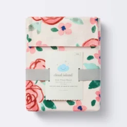 Cotton Fitted Crib Sheet - Large Floral Blooms - Cloud Island™ -My baby GUEST 8f8178ab 416a 4665 8a53 cc1843f6fd76