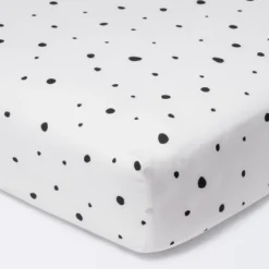 Fitted Crib Sheet Scatter Dot - Cloud Island™ - Black/Cream 11 Fitted Crib Sheet Scatter Dot - Cloud Island™ - Black/Cream -My baby GUEST 90412edc 7683 4a33 b8e9 8a122484c847