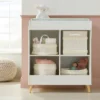 Tufted Fabric Cube Storage Bin - Khaki And Cream - Cloud Island™ -My baby GUEST 9180434e f2c7 4fab b353 ad1e27ae2db0