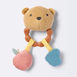 Handheld Plush Rattle Baby Toy - Bear - Cloud Island™ -My baby GUEST 922de61b a422 4f4d ab17 114732e36077