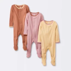 Baby Girls' 3pk Tight Fit Zip-Up Sleep N' Play - Cloud Island™ -My baby GUEST 97ec2246 4bfd 4191 997c 0d16a82efd12