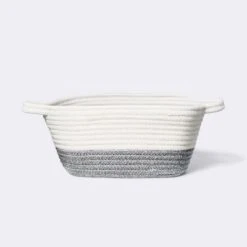Square Coiled Rope Bin With Color Band - Cloud Island™ -My baby GUEST 98ecb9e4 a743 413d 90b2 3c7410fd4153